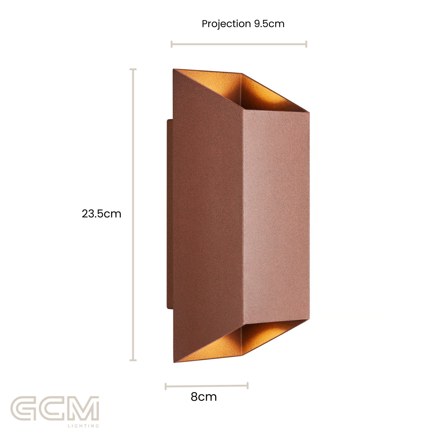 Nico Square 22 Wall Light