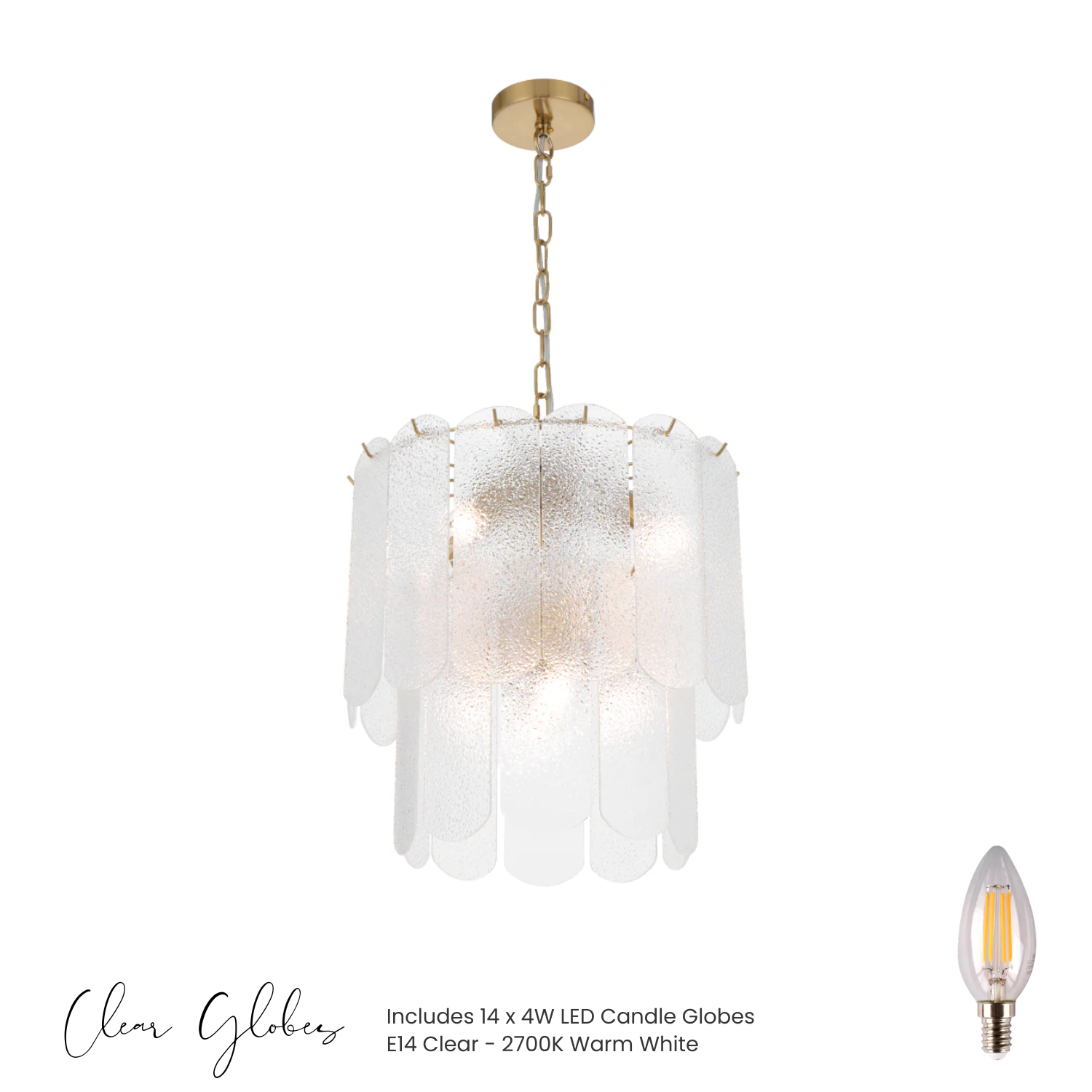 Maroubra Tiered Chandelier