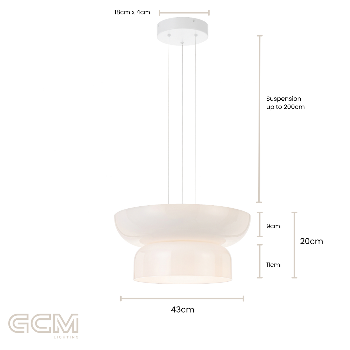 Elowen Pendant - Design B+A