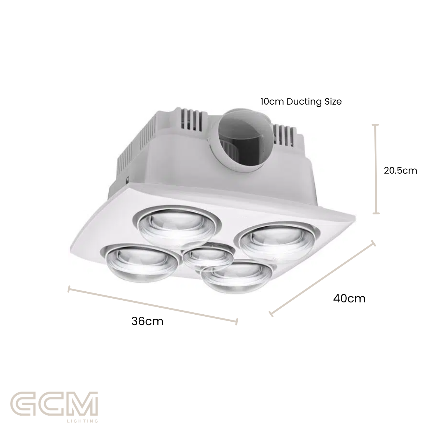 Contour 4 - 3 in 1 Bathroom Heater