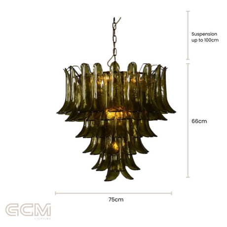 Josephine Olive Chandelier - Medium