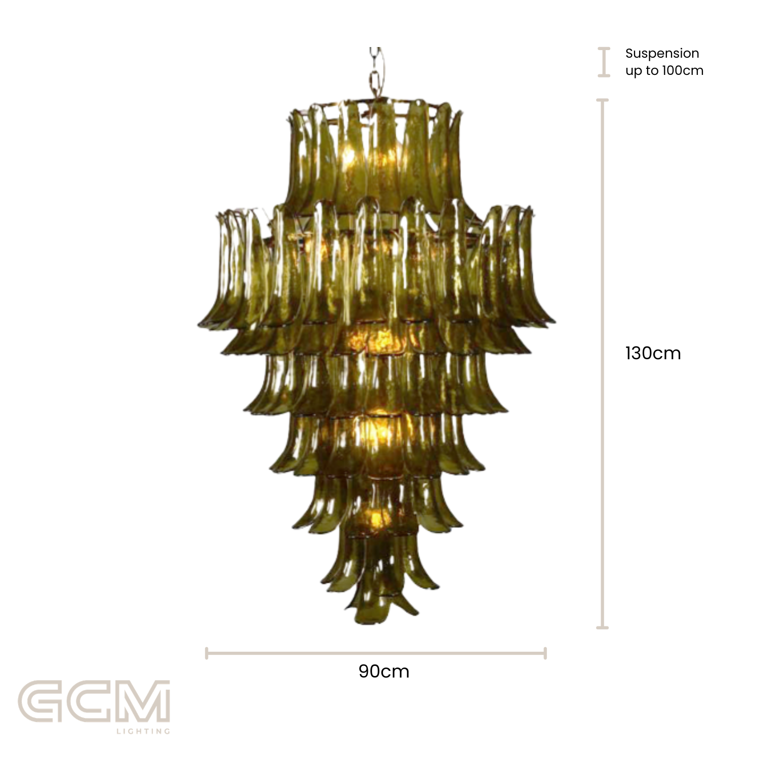 Josephine Olive Chandelier - Large