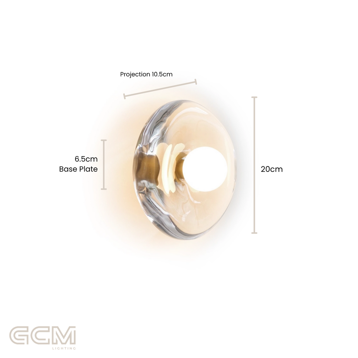 Gem Wall Light - Clear
