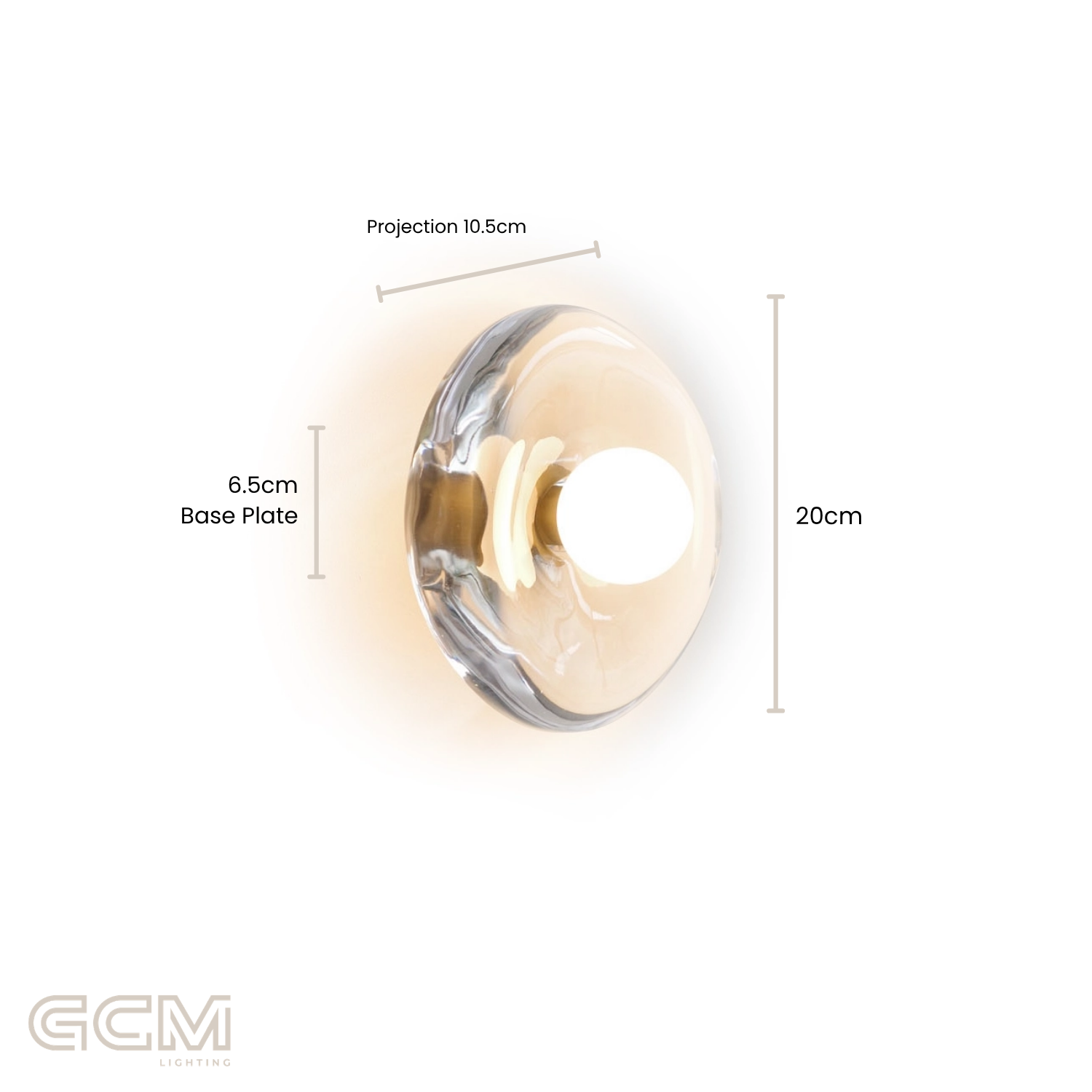 Gem Wall Light - Clear