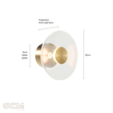 Dome Air Wall Light - Clear
