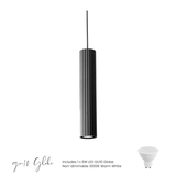 Canary Fluted Pendant