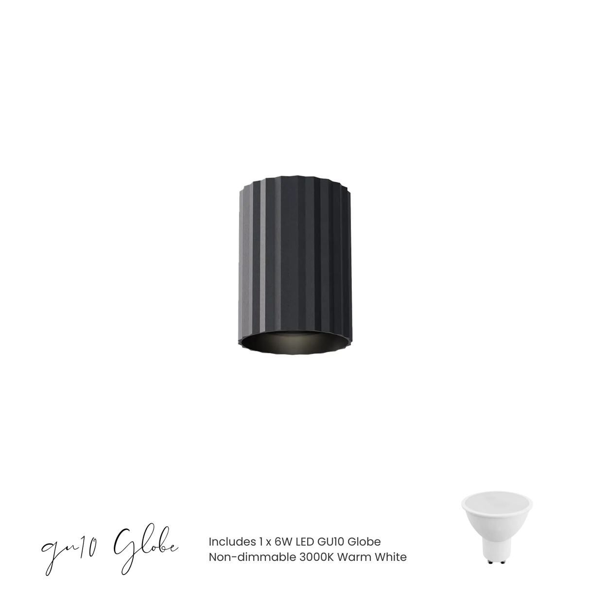 Canary Fluted Surface Mount