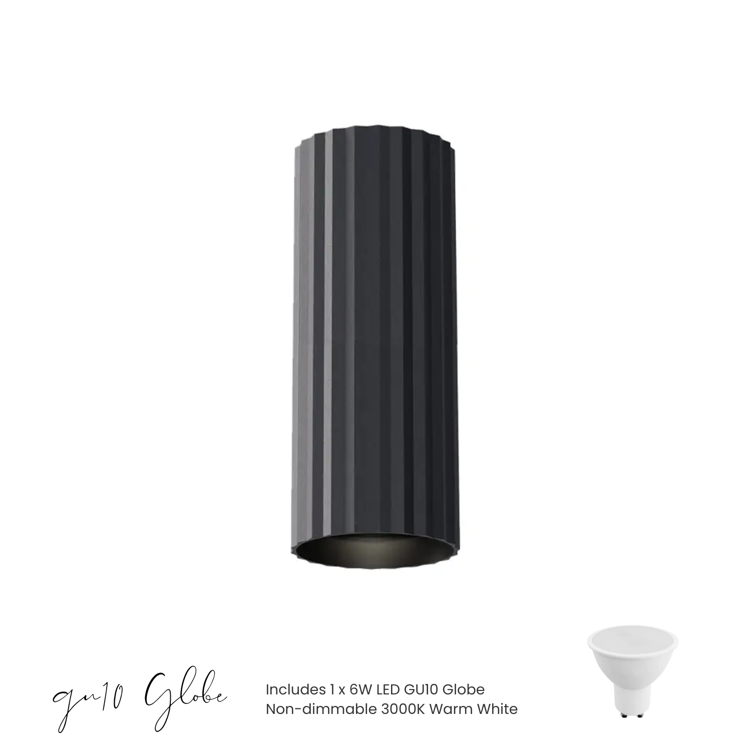 Canary Fluted Surface Mount