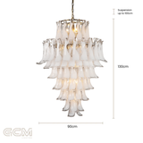 Josephine White Chandelier - Large