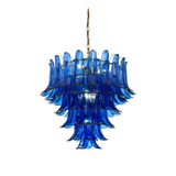 Josephine Peacock Blue Chandelier - Medium