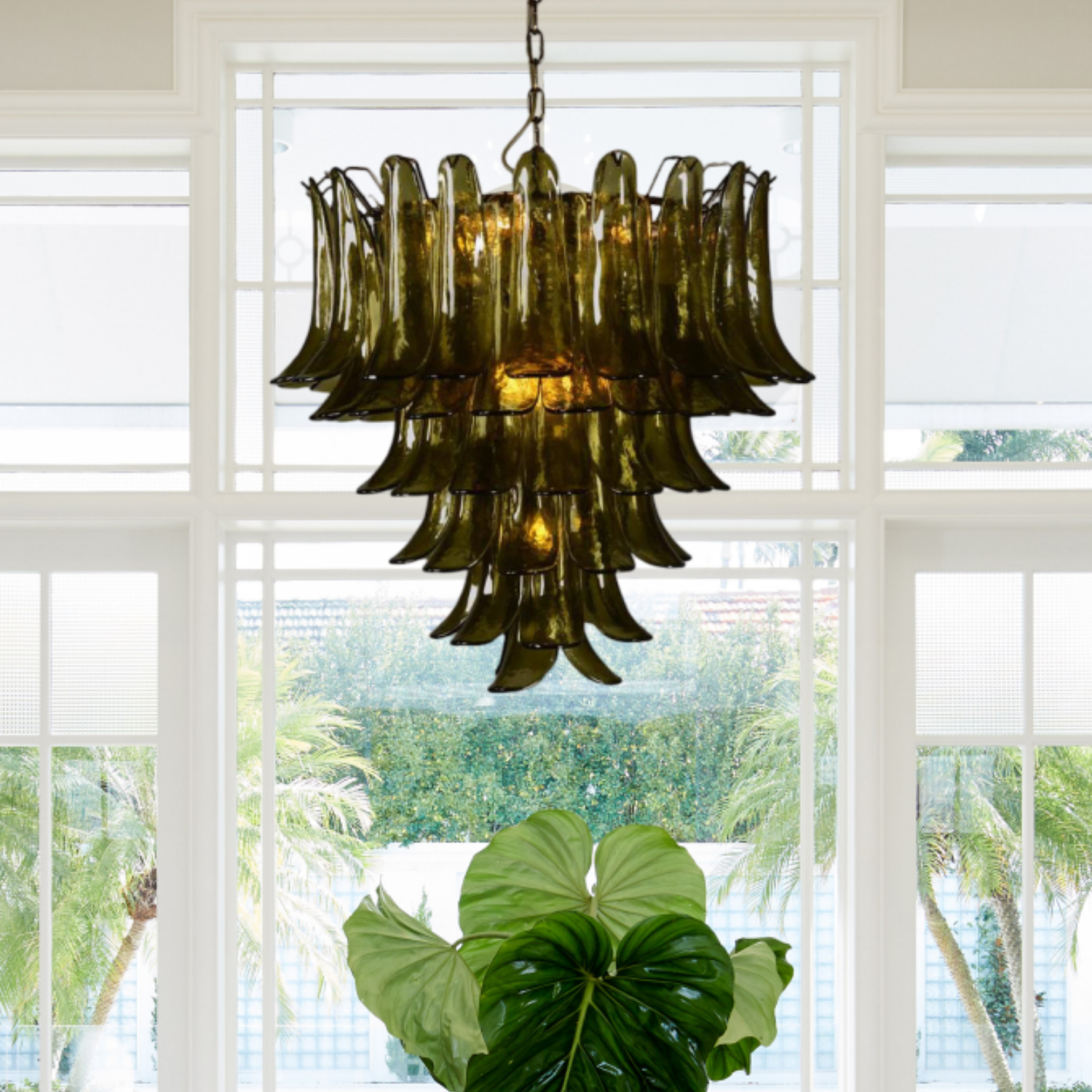 Josephine Olive Chandelier - Small