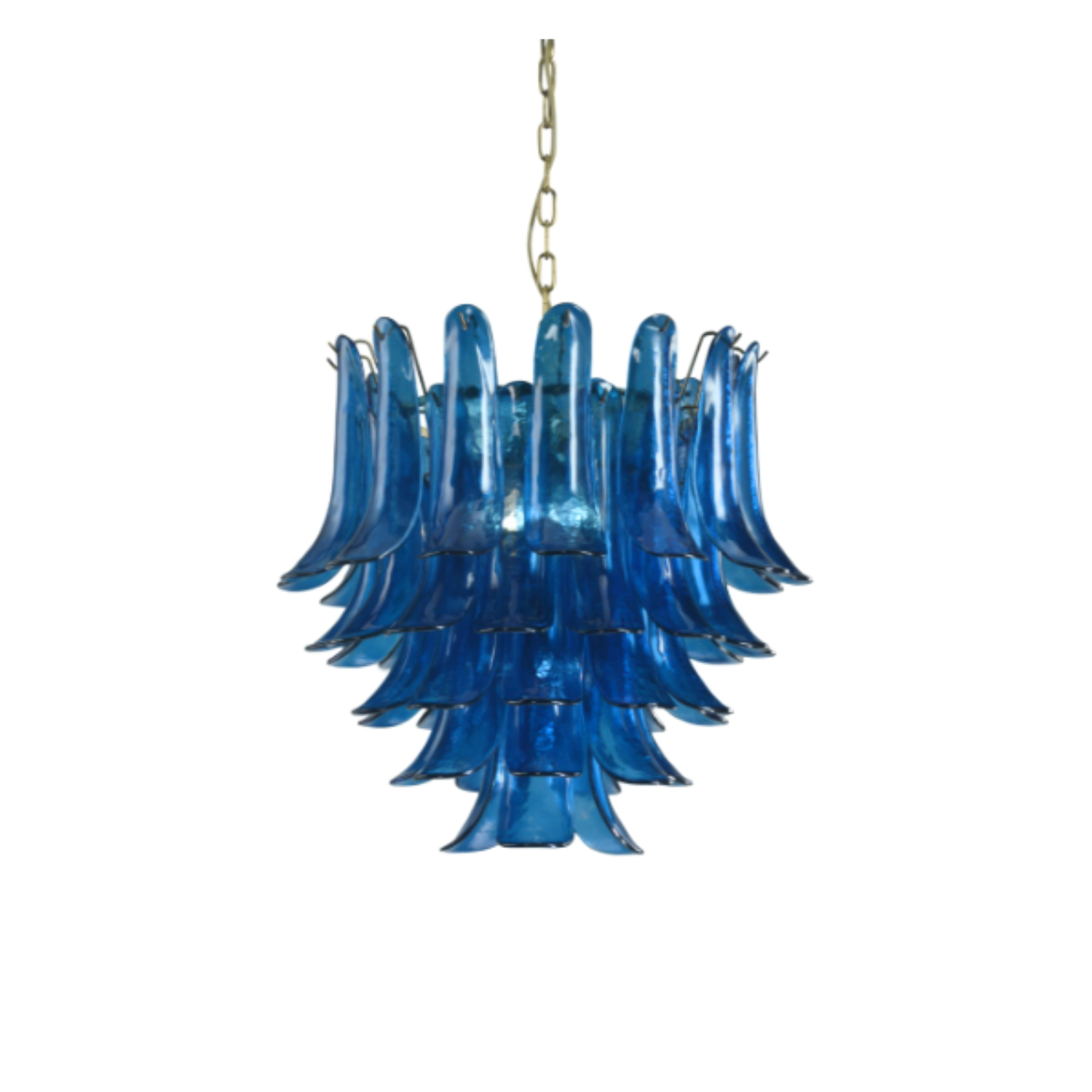 Josephine Peacock Blue Chandelier - Small