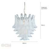 Josephine White Chandelier - Small