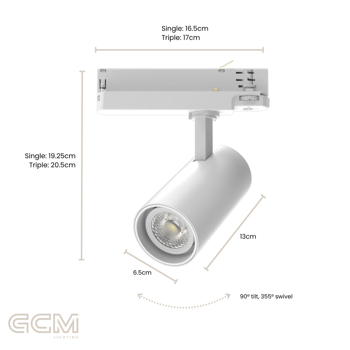 Axis Sigma Track Light Heads