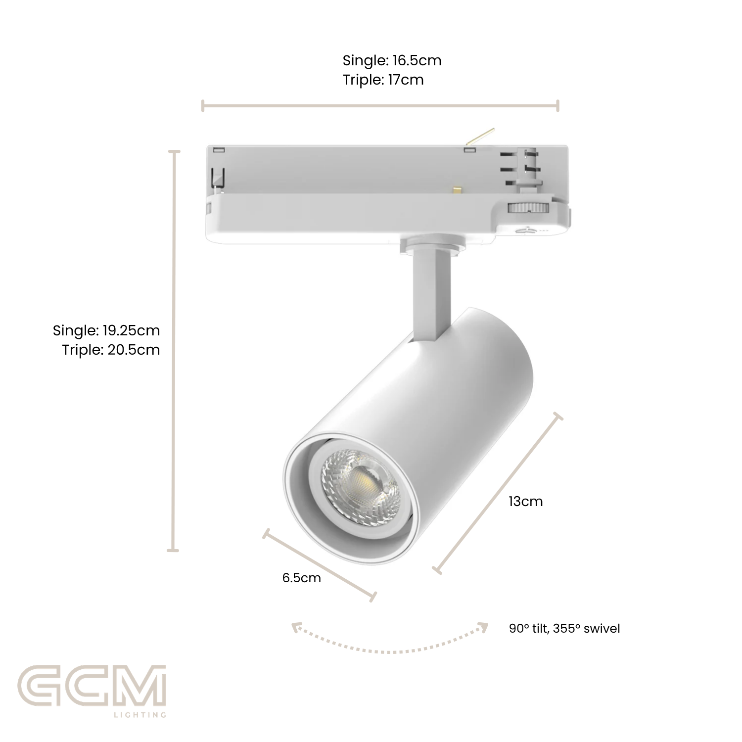 Axis Sigma Track Light Heads