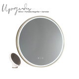 Sphere LED Mirror - Baltic Brass