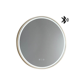 Sphere LED Mirror - Baltic Brass