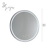 Sphere LED Mirror - Brits Nickel