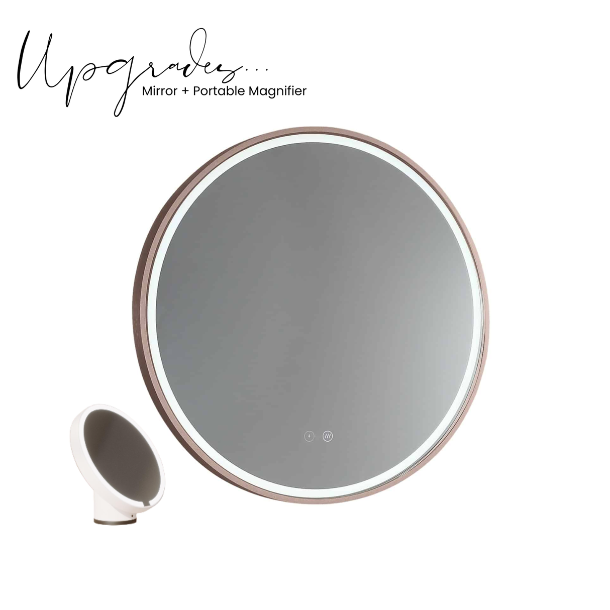 Sphere LED Mirror - Cuban Bronze