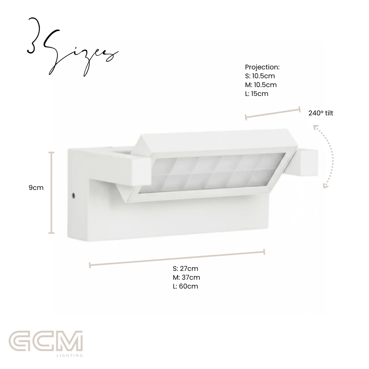 Adjustable LED Floodlight - White