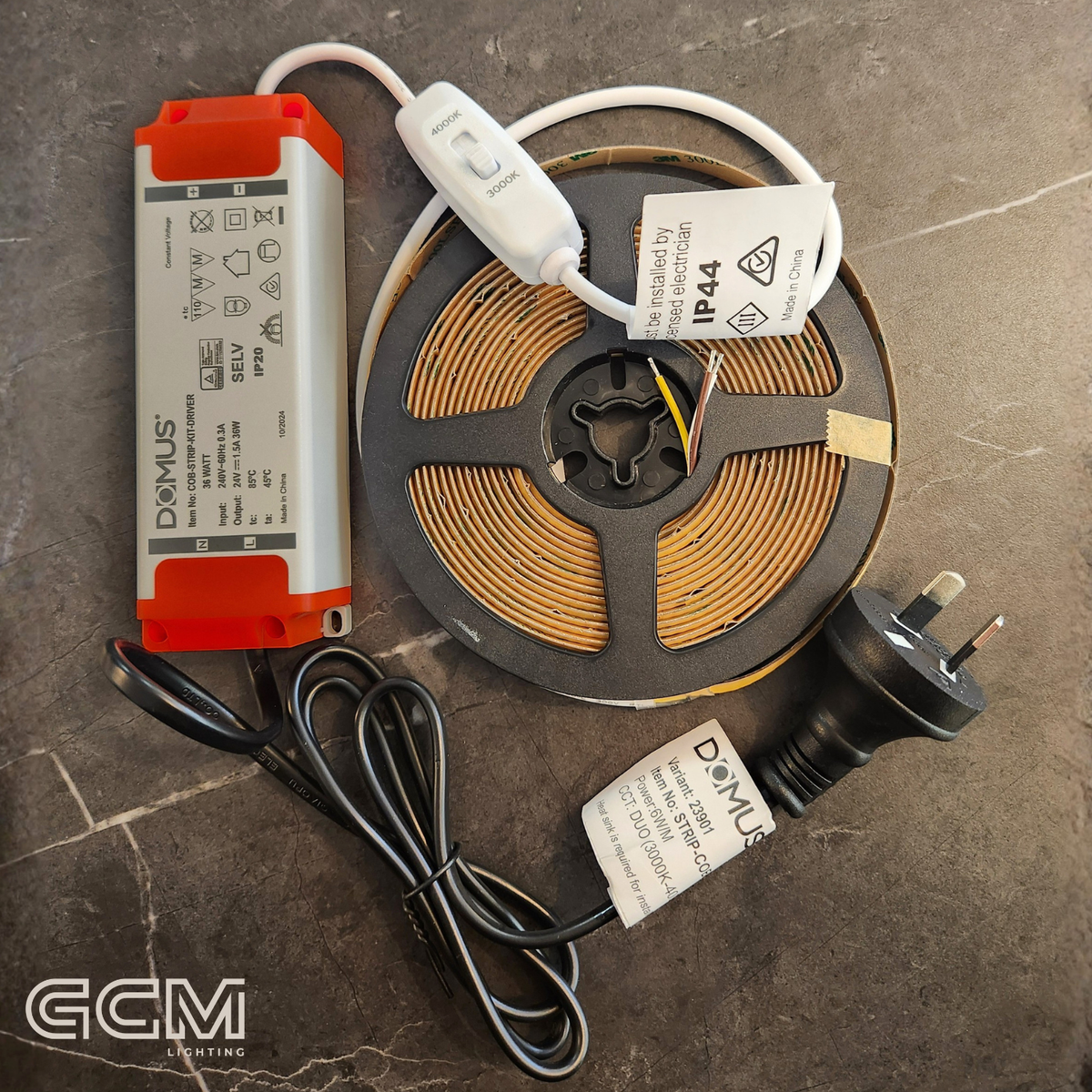 LED Strip Light COB - Complete Plug-and-Play DIY Kit