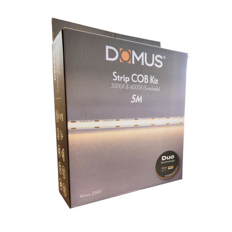 LED Strip Light COB - Complete Plug-and-Play DIY Kit