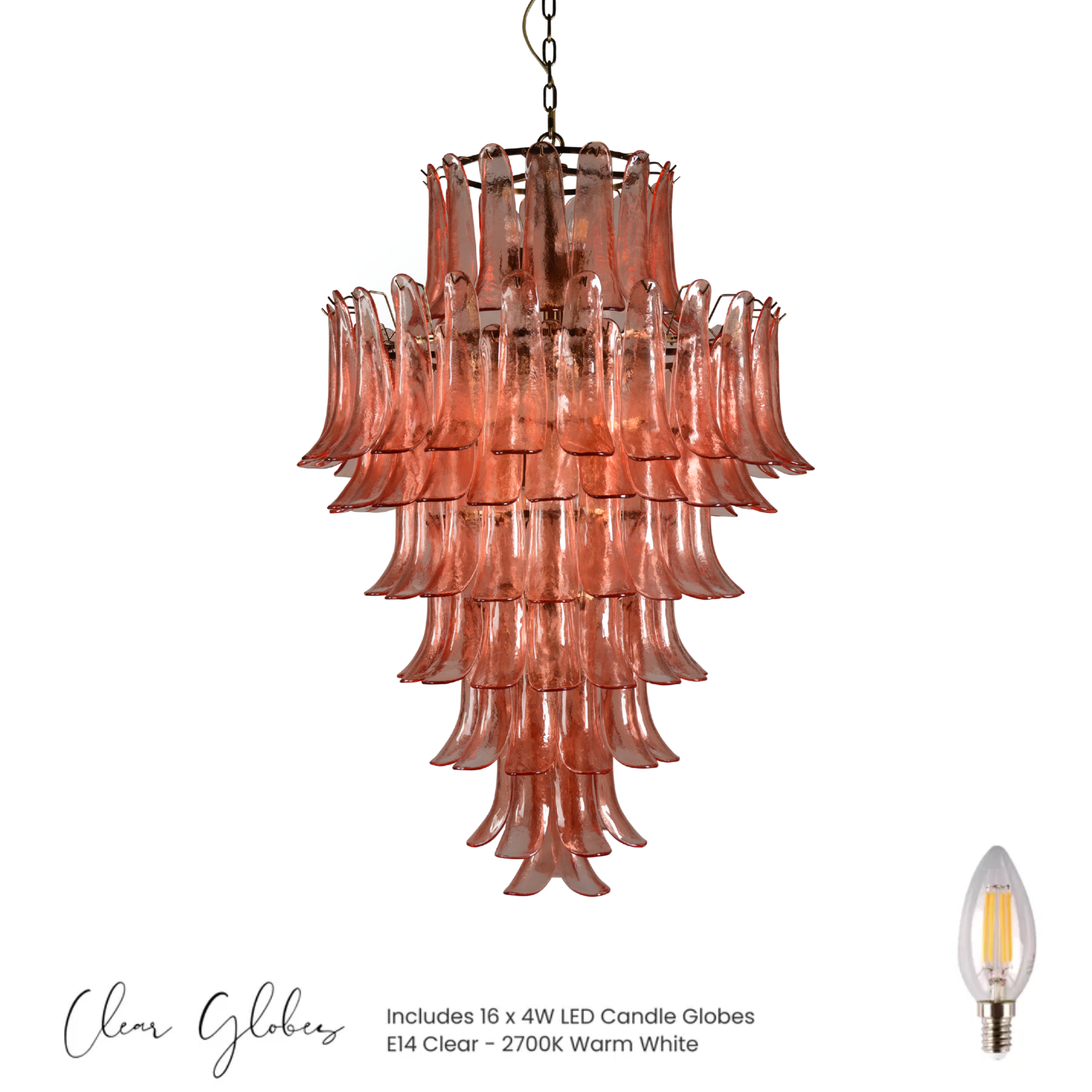 Josephine Rose Chandelier - Large