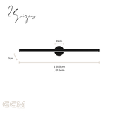 Aeris Fluted Wall Light