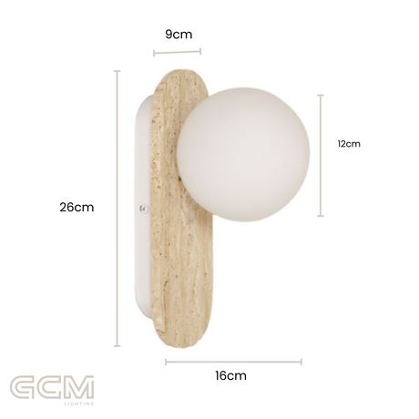 Orb Oval Wall Light