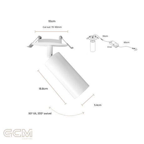 Pivot Recessed Spot Light