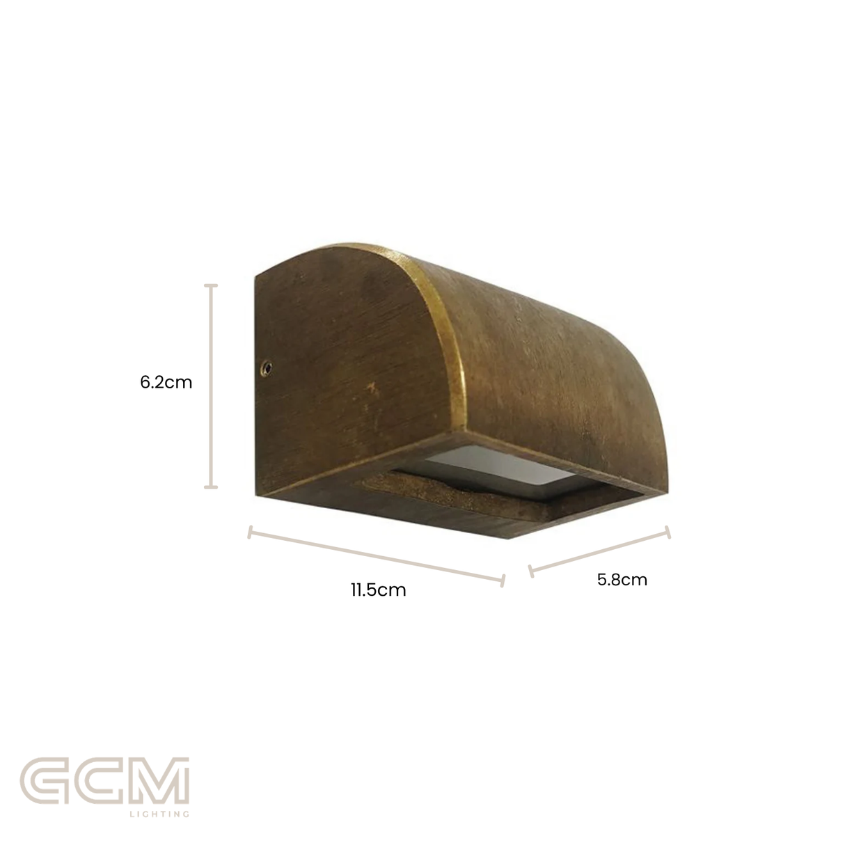 Forge Step Light - 12V - Solid Bronze