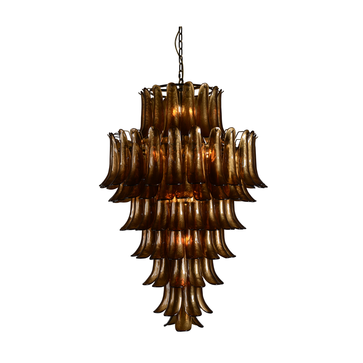Josephine Amber Chandelier - Large