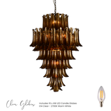 Josephine Amber Chandelier - Large