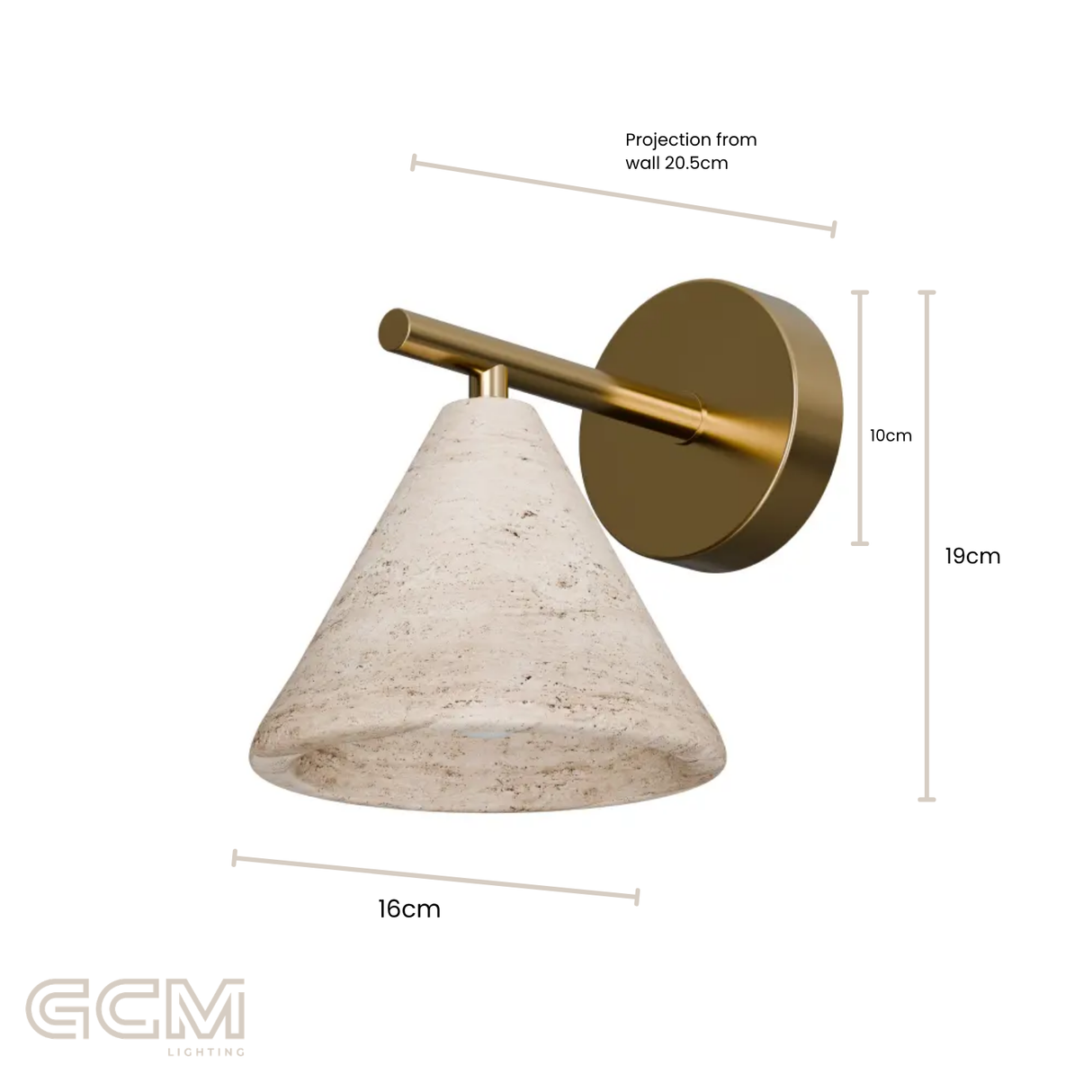 Orville Cone Wall Light