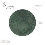 Halo Wall Light - Green Marble